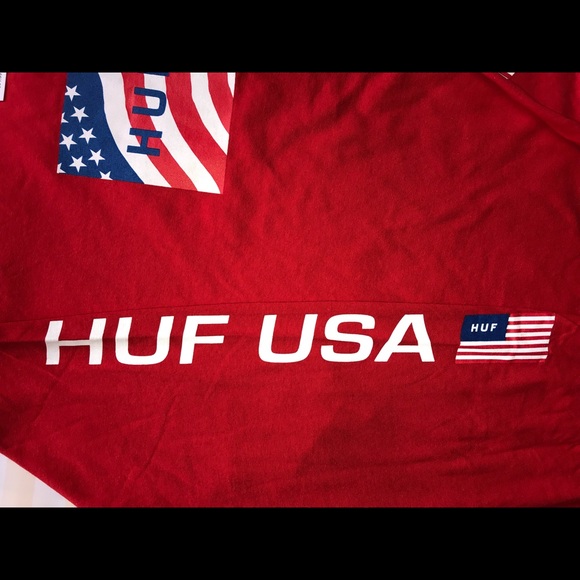 Huf x Pacsun USA Longsleeve shirt - Picture 5 of 6